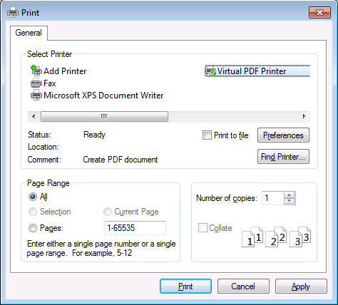Instantly convert any document into high-quality PDF format with a simple click affordable Screen Shot