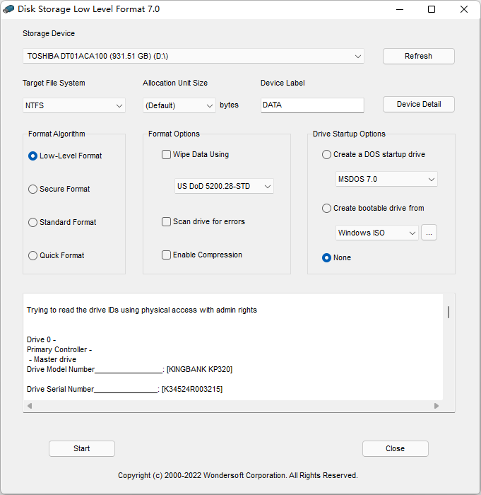 Format Disk. USB Low Level format Tool Pro. Disk Low. Usb low level